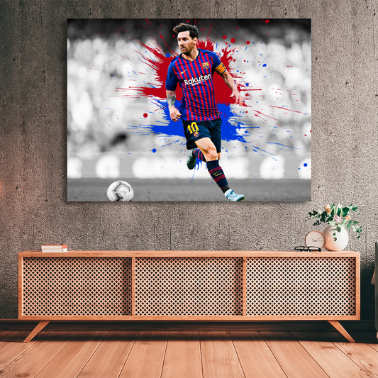 Messi - Red Splash