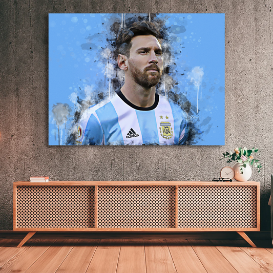 Messi - Watercolour Art