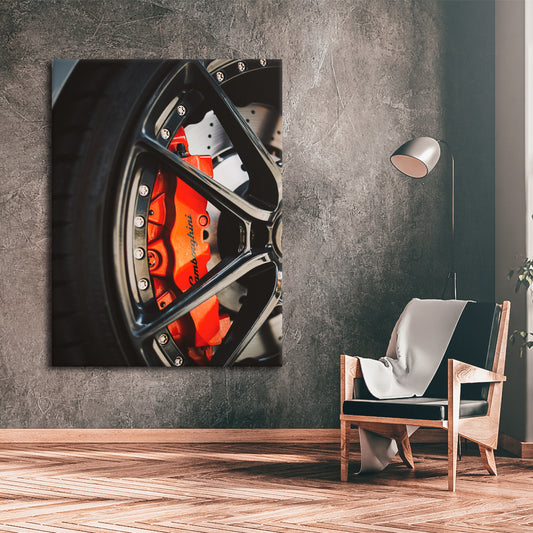 Lamborghini Wheel - Red