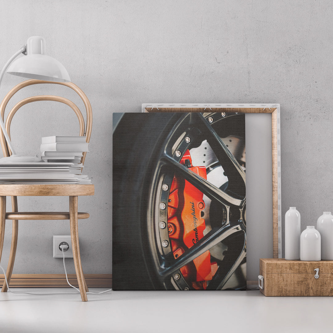 Lamborghini Wheel - Red