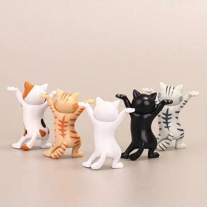 Cute Dancing Cat Figure for Desktop Decor