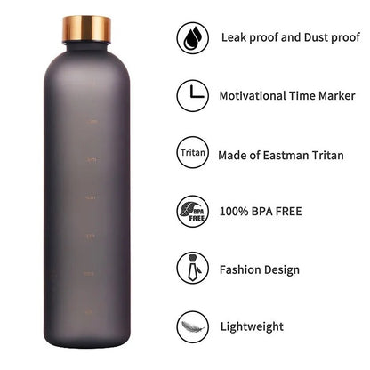 1L Time Marker Water Bottle