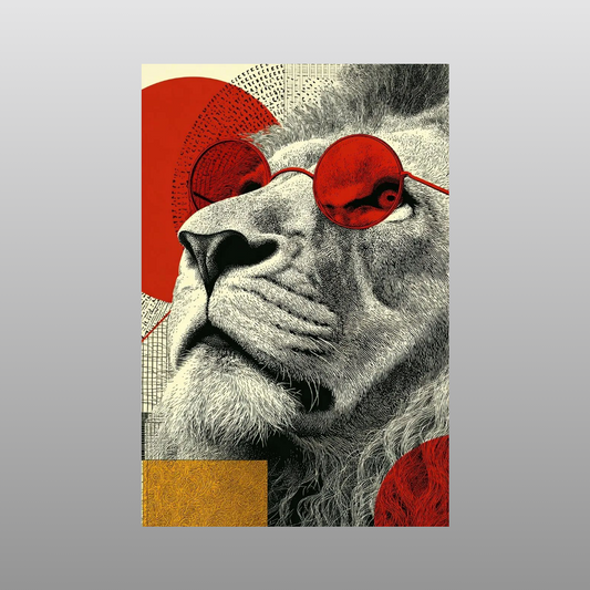 Hipster Lion