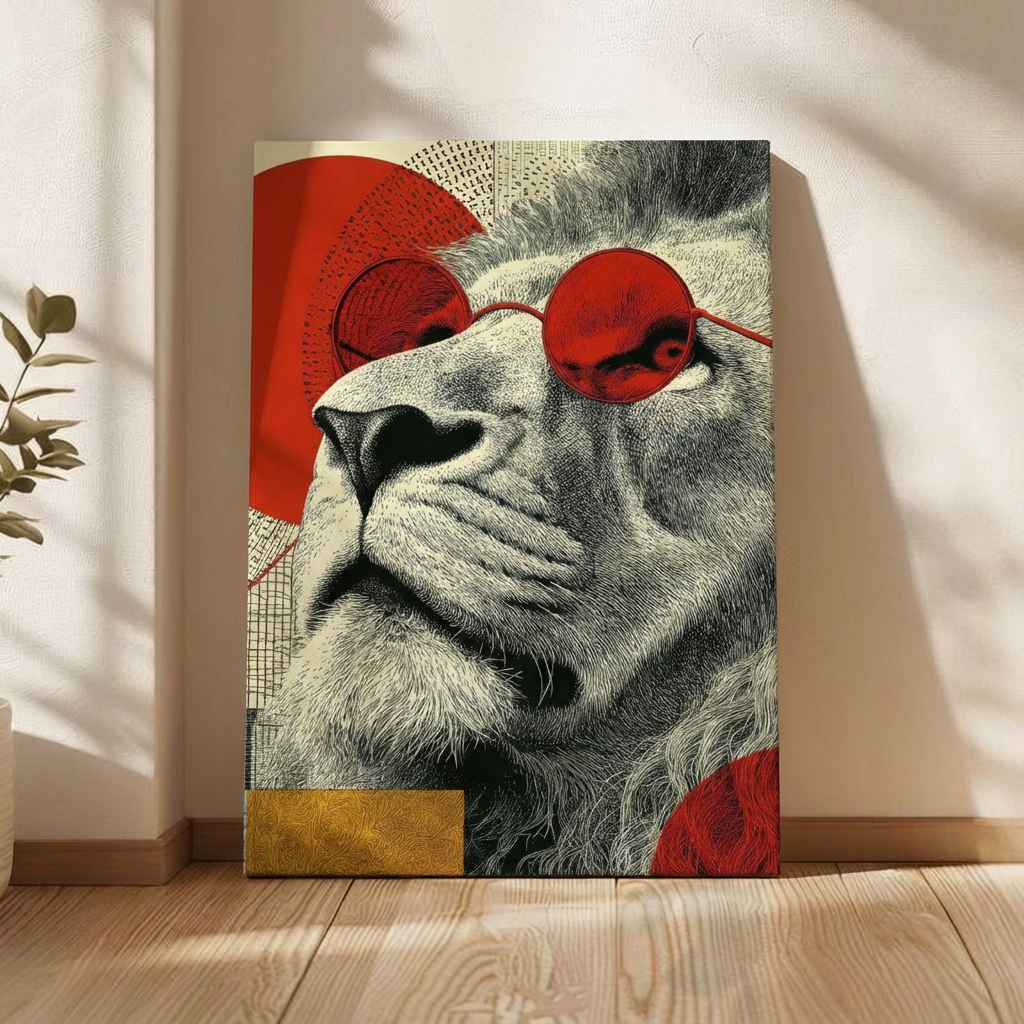 Hipster Lion