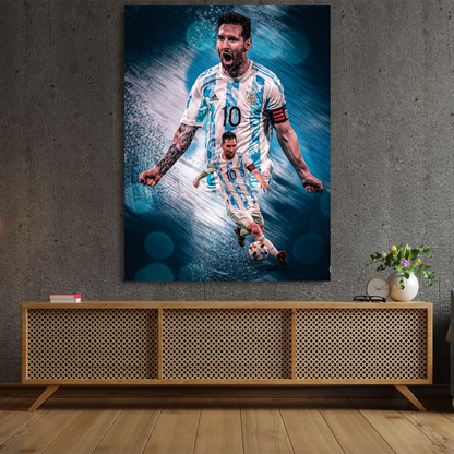 Messi - Brush Art