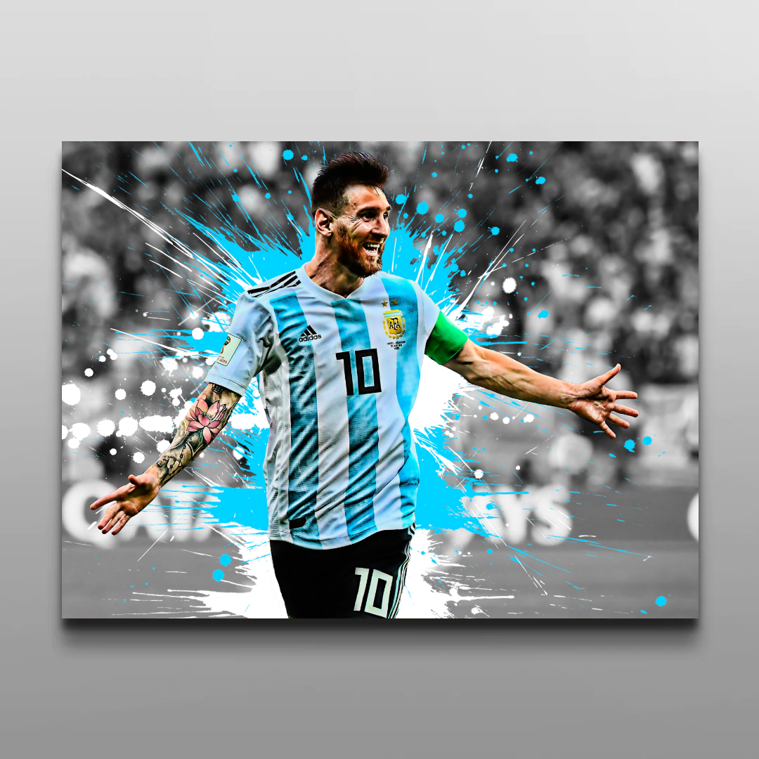 Messi - Blue Splash