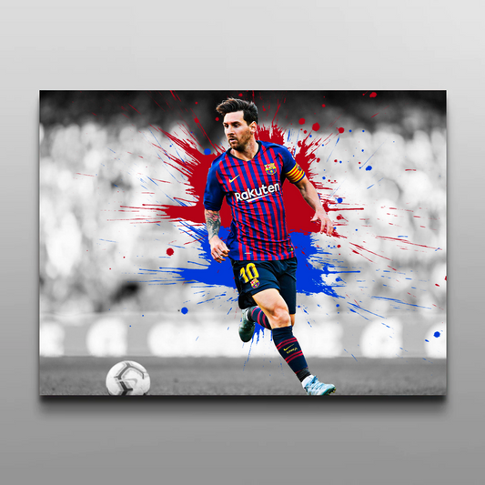 Messi - Red Splash