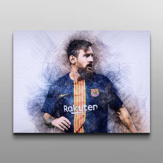 Messi - Line Art II