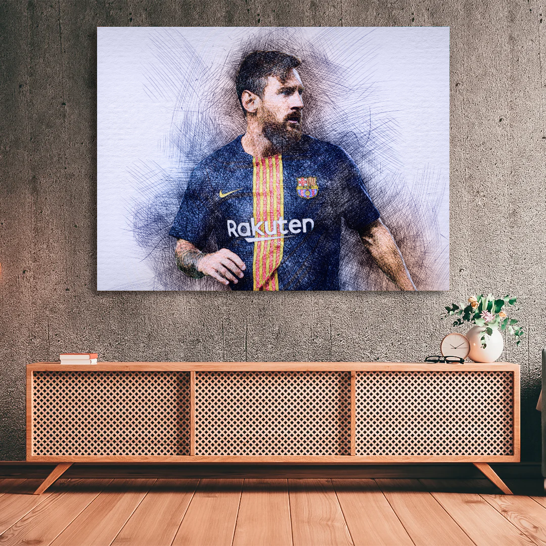 Messi - Line Art II