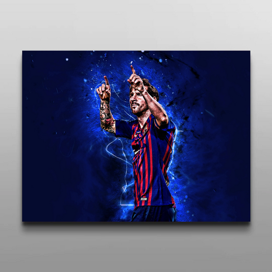 Messi - Neon Blue II