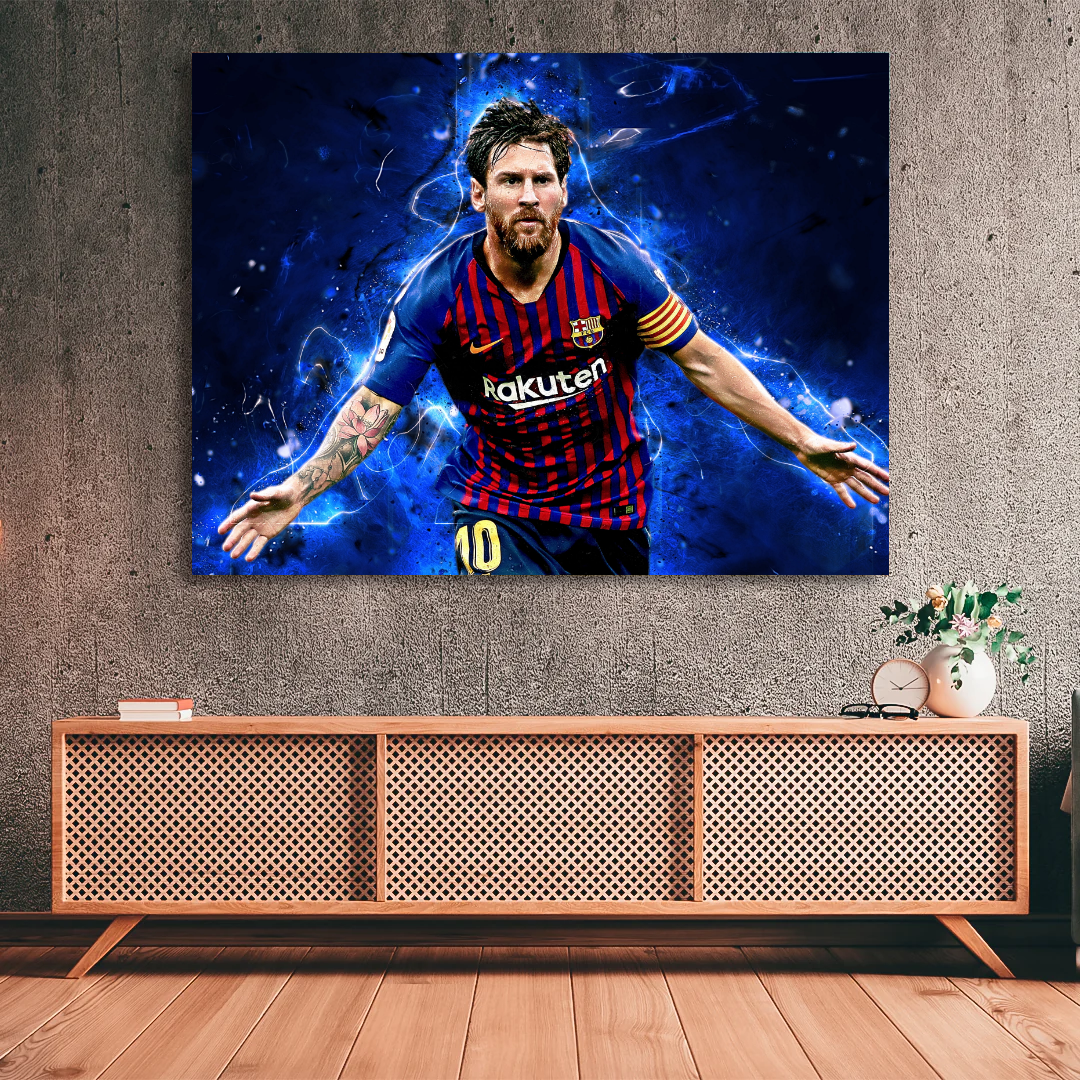 Messi - Neon Blue