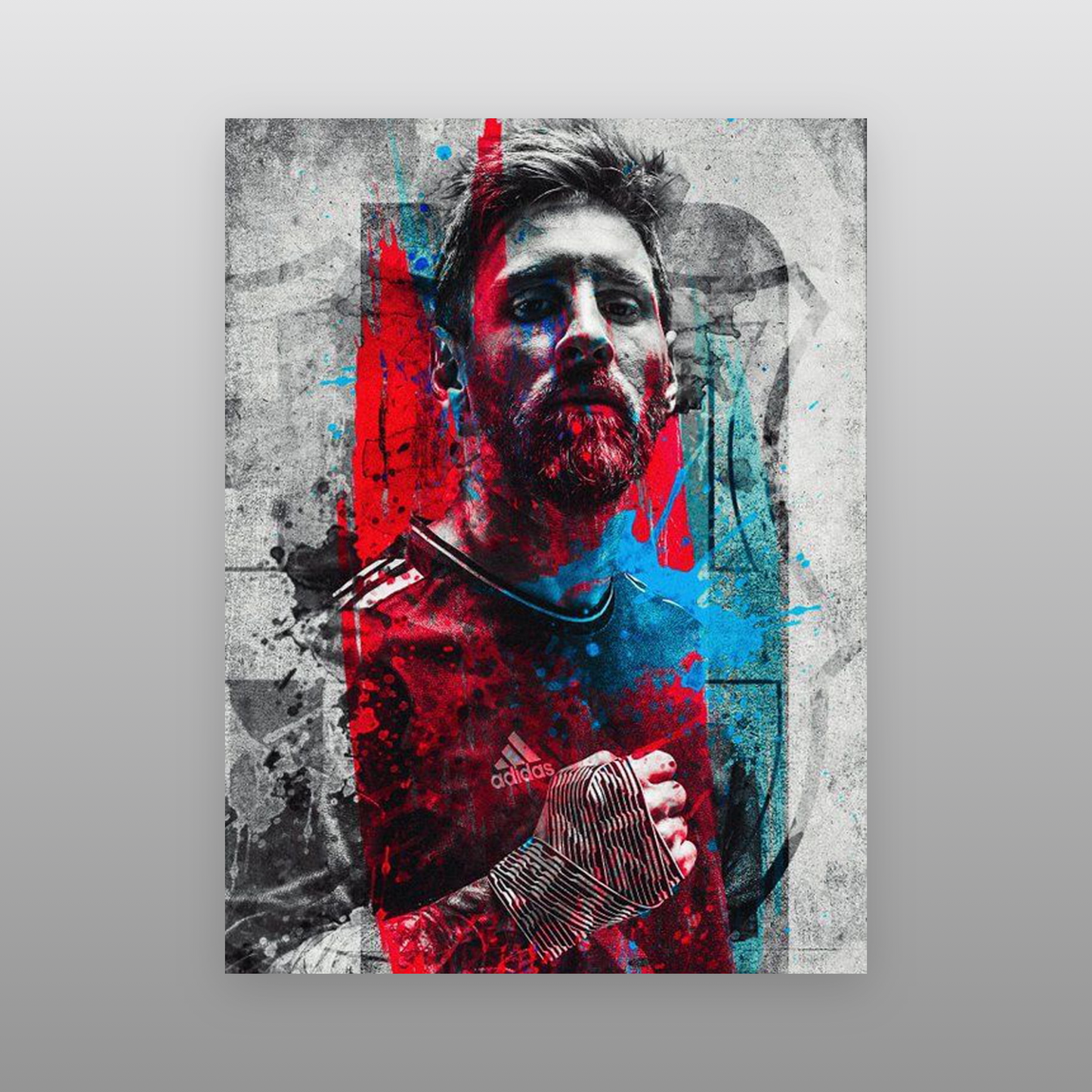 Messi - Street Art Portrait