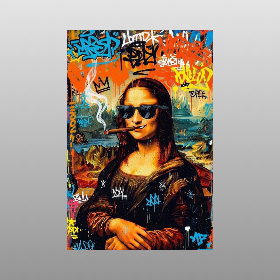 Mona Lisa Graffiti