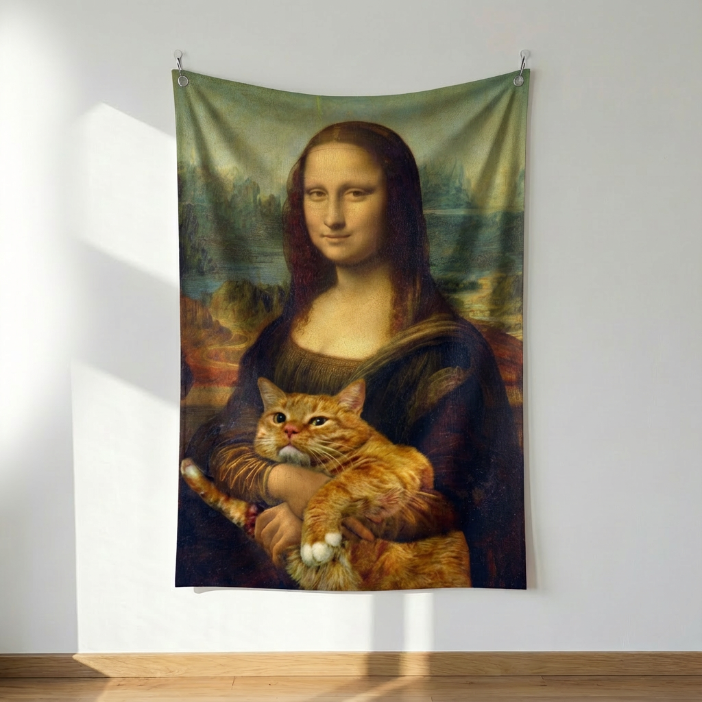 Mona Lisa with Cat