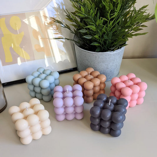 Bubble Cube Scented Candles