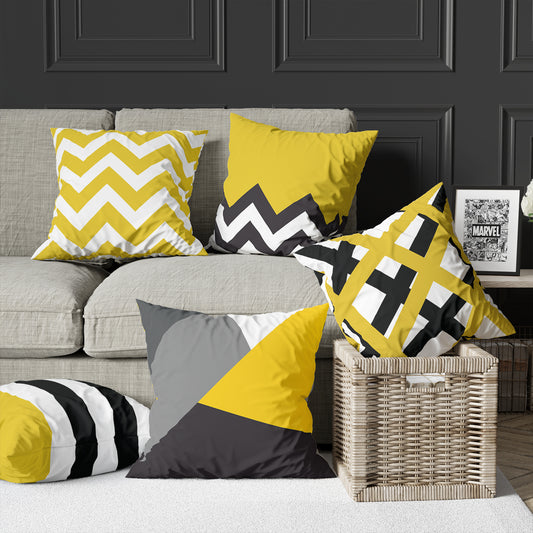 228B - Yellow Theme Cushion Set