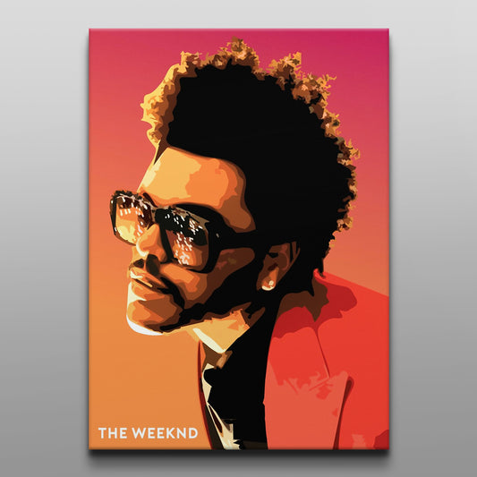 The Weeknd Oil Painting
