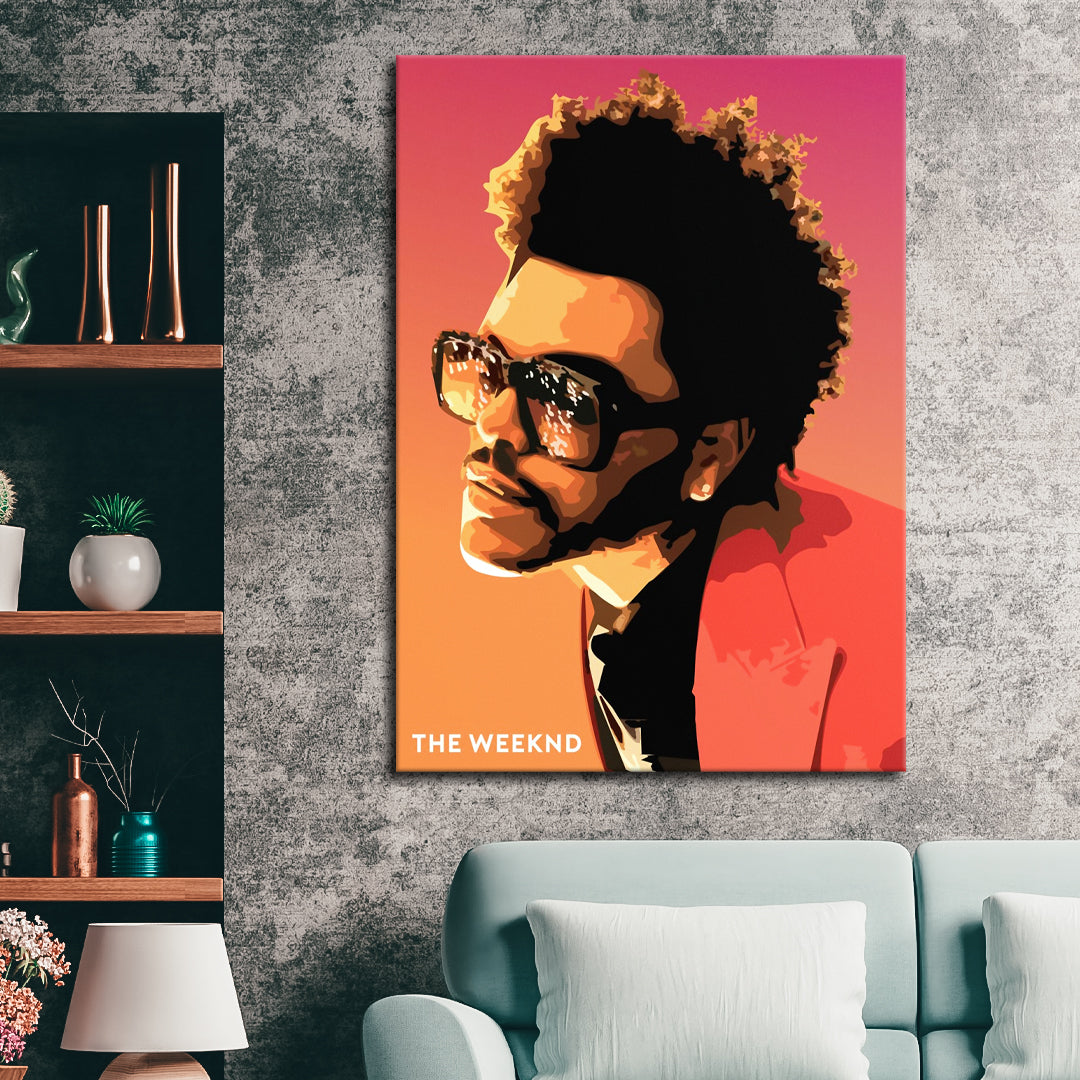 The Weeknd Oil Painting