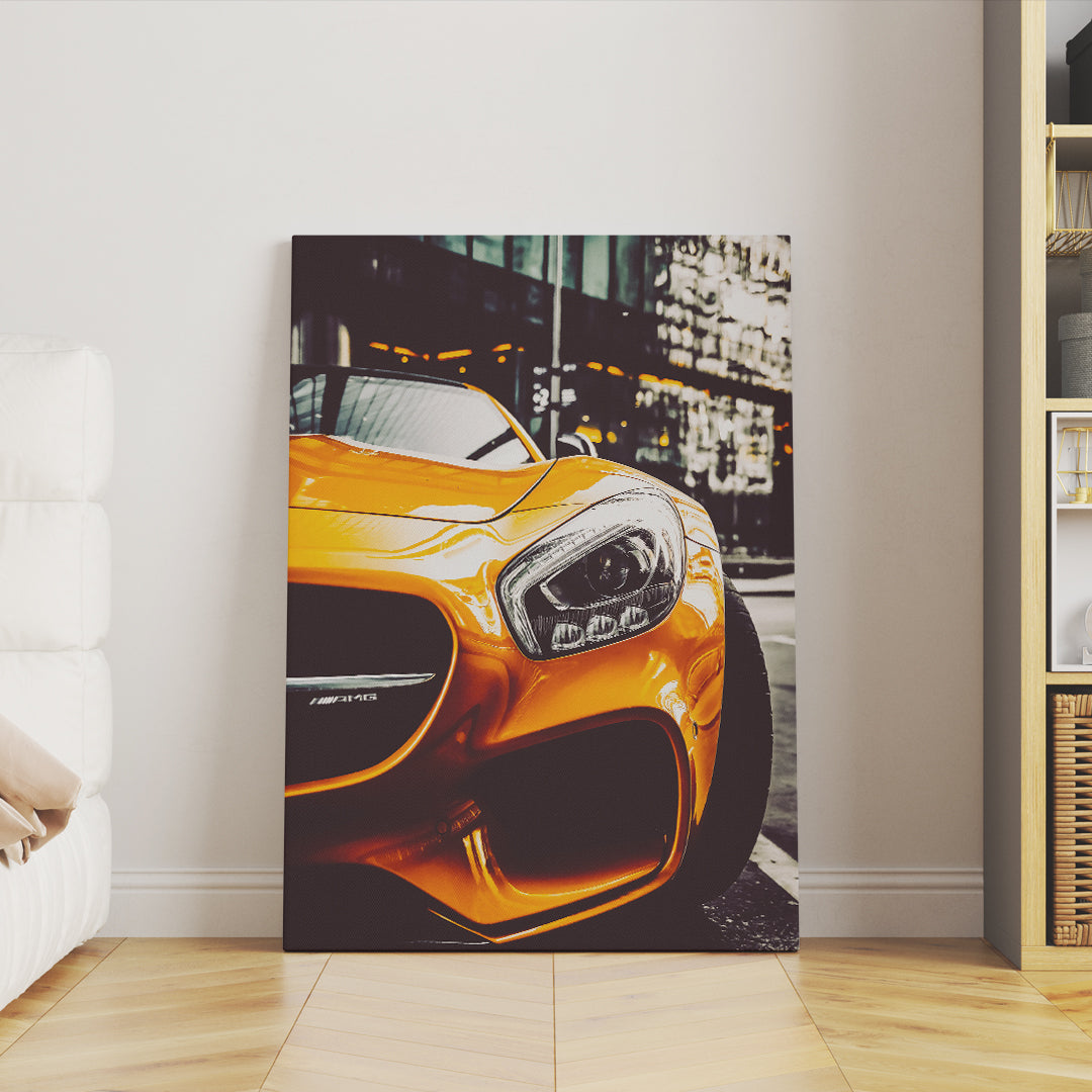 Art Poster Mercedes AMG GTR Car Poster