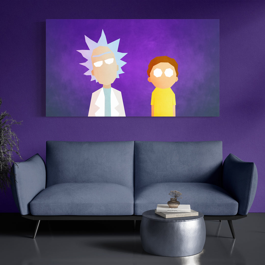 Low-Poly Rick and Morty