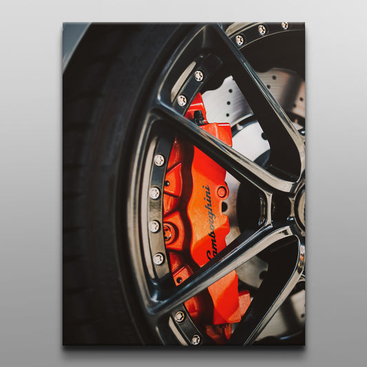 Lamborghini Wheel - Red